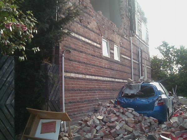 A St Albans house and car after September 4, 2010.